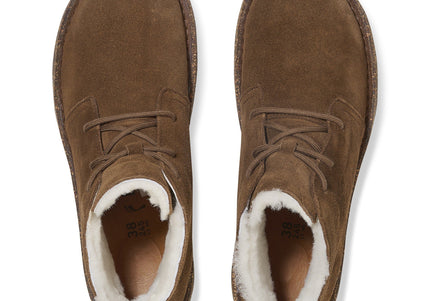 BIRKENSTOCK UPPSALA MID SHEARLING SUEDE LEATHER WOMEN BOOTS