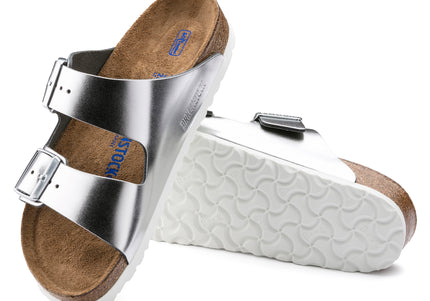 BIRKENSTOCK ARIZONA SOFT FOOTBED LEATHER WOMEN SANDALS