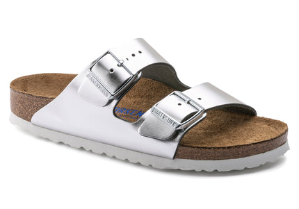 BIRKENSTOCK ARIZONA SOFT FOOTBED LEATHER WOMEN SANDALS
