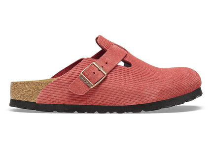 BIRKENSTOCK BOSTON SUEDE EMBOSSED WOMEN CLOGS
