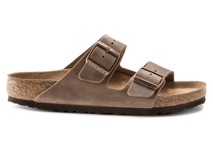 BIRKENSTOCK ARIZONA OILED LEATHER UNISEX SANDALS