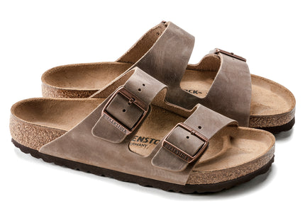 BIRKENSTOCK ARIZONA OILED LEATHER UNISEX SANDALS