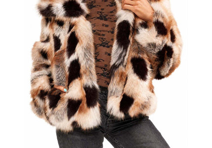 AZALEA WANG AMAYA WOMEN COATS - Brown Multi