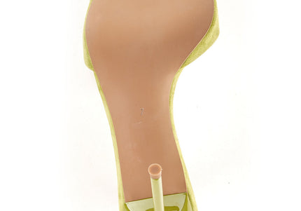 JEFFREY CAMPBELL CE-SOIRE Chartreuse Suede