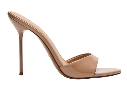 STEVE MADDEN DAVINA WOMEN MULES - Tan Patent
