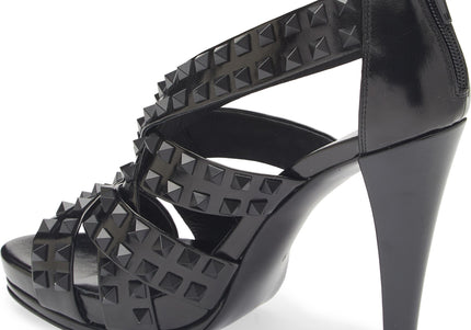 JEFFREY CAMPBELL RONNY-SD Women Heels - Black Patent Combo