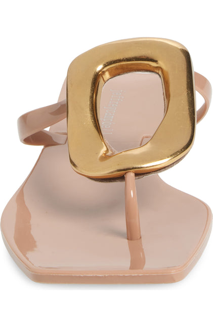 JEFFREY CAMPBELL LINQUES-J Women Sandals - Beige Shiny Gold