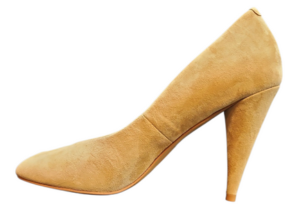 JEFFREY CAMPBELL SHERILLE Women Heels - Camel Suede