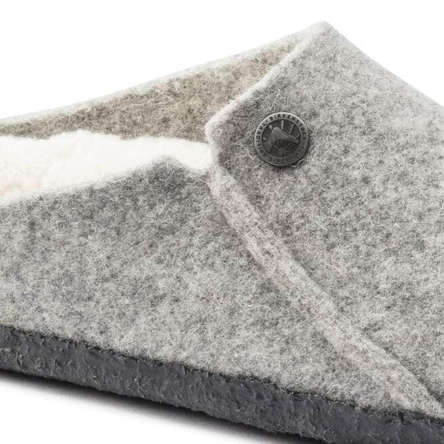 BIRKENSTOCK ZERMATT SHEARLING MEN CLOGS - Light Gray