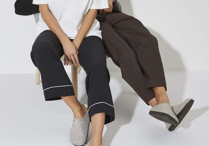 BIRKENSTOCK ZERMATT SHEARLING MEN CLOGS - Light Gray