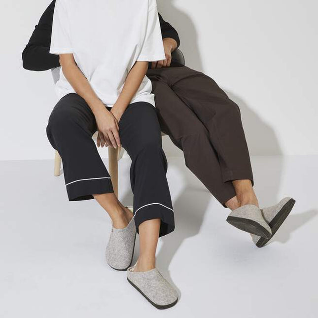 BIRKENSTOCK ZERMATT SHEARLING MEN CLOGS - Light Gray