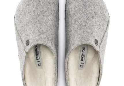 BIRKENSTOCK ZERMATT SHEARLING MEN CLOGS - Light Gray