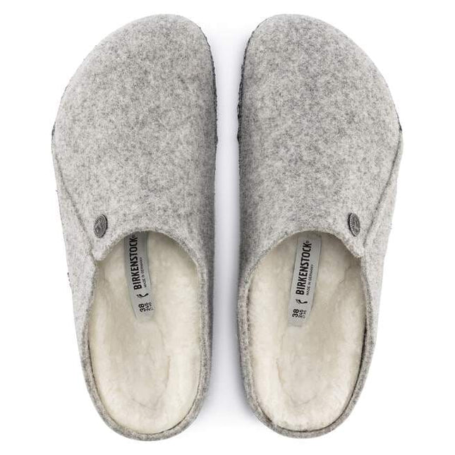 BIRKENSTOCK ZERMATT SHEARLING MEN CLOGS - Light Gray