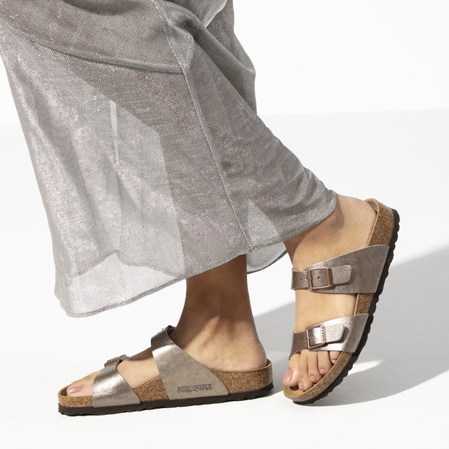 BIRKENSTOCK SYDNEY BIRKO-FLOR Women Sandals Graceful Taupe N