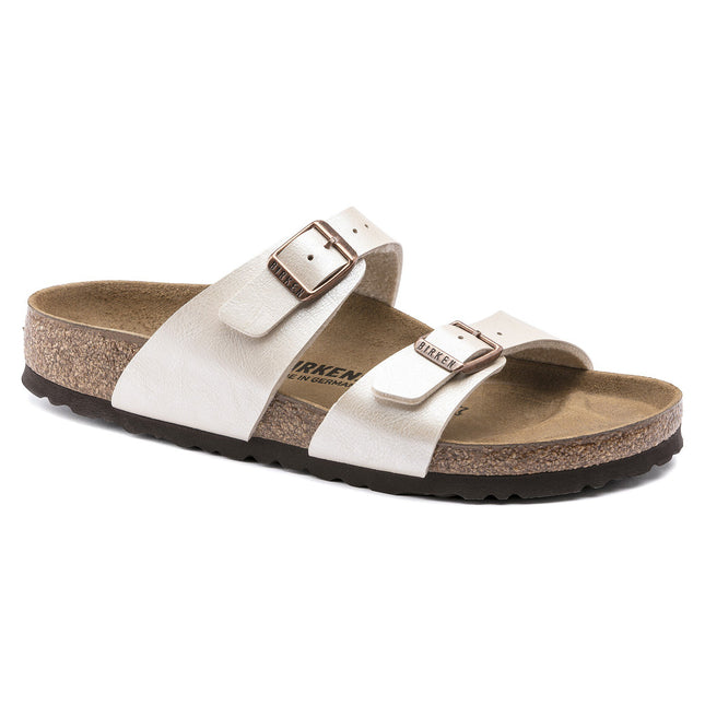 BIRKENSTOCK SYDNEY BIRKO-FLOR Women Sandals Graceful Pearl White N