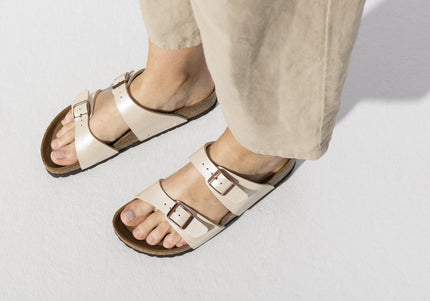 BIRKENSTOCK SYDNEY BIRKO-FLOR Women Sandals Graceful Pearl White N
