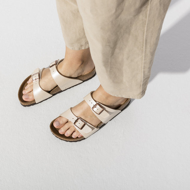 BIRKENSTOCK SYDNEY BIRKO-FLOR Women Sandals Graceful Pearl White N