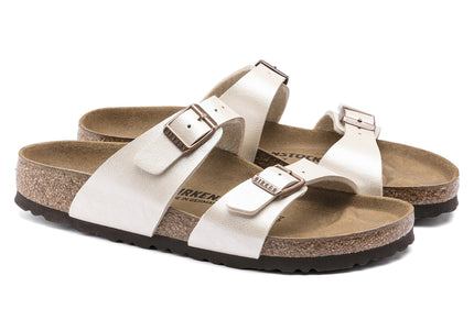 BIRKENSTOCK SYDNEY BIRKO-FLOR Women Sandals Graceful Pearl White N