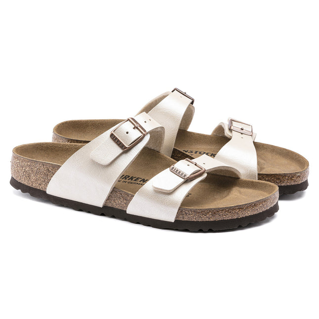 BIRKENSTOCK SYDNEY BIRKO-FLOR Women Sandals Graceful Pearl White N