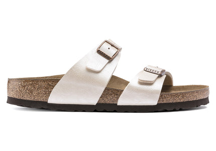 BIRKENSTOCK SYDNEY BIRKO-FLOR Women Sandals Graceful Pearl White N