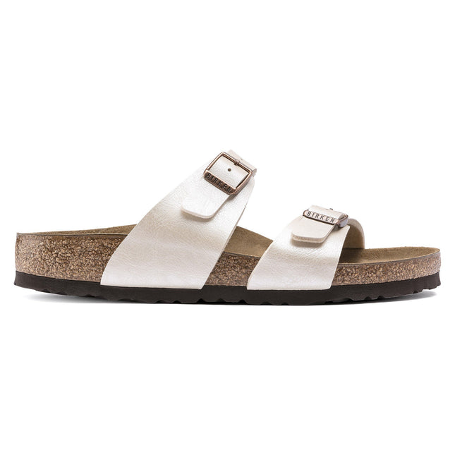 BIRKENSTOCK SYDNEY BIRKO-FLOR Women Sandals Graceful Pearl White N