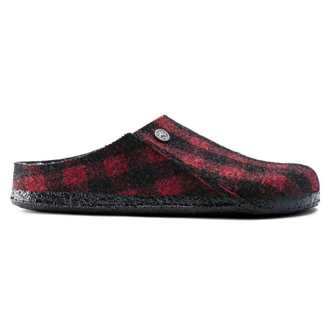 BIRKENSTOCK ZERMATT SHEARLING MEN CLOGS - Plaid Red