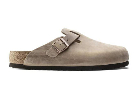 BIRKENSTOCK BOSTON SOFT FOOTBED MEN CLOGS - Tobacco Brown