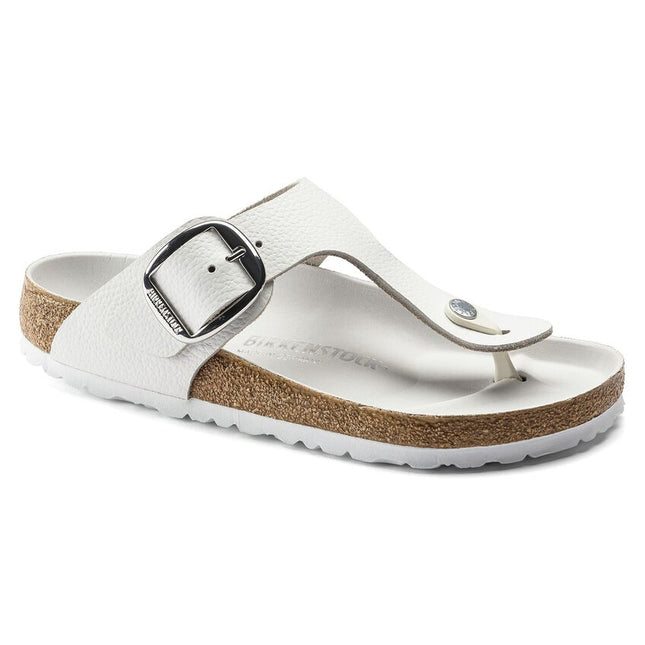 BIRKENSTOCK GIZEH BIG BUCKLE LEATHER WOMEN SANDALS