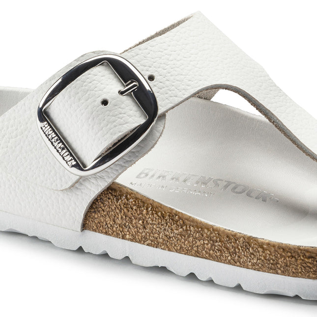 BIRKENSTOCK GIZEH BIG BUCKLE LEATHER WOMEN SANDALS
