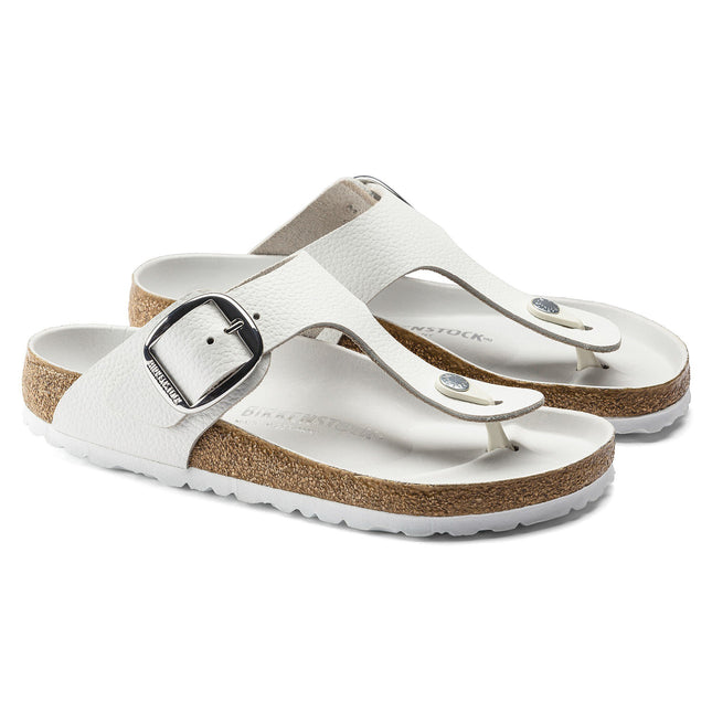 BIRKENSTOCK GIZEH BIG BUCKLE LEATHER WOMEN SANDALS