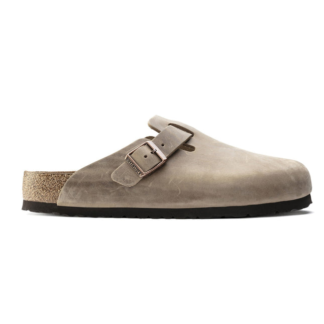 BIRKENSTOCK BOSTON SOFT FOOTBED WOMEN CLOGS Tobacco Narrow