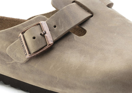 BIRKENSTOCK BOSTON SOFT FOOTBED WOMEN CLOGS Tobacco Narrow