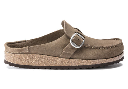 BIRKENSTOCK BUCKLEY WOMEN CLOGS Gray Taupe Narrow