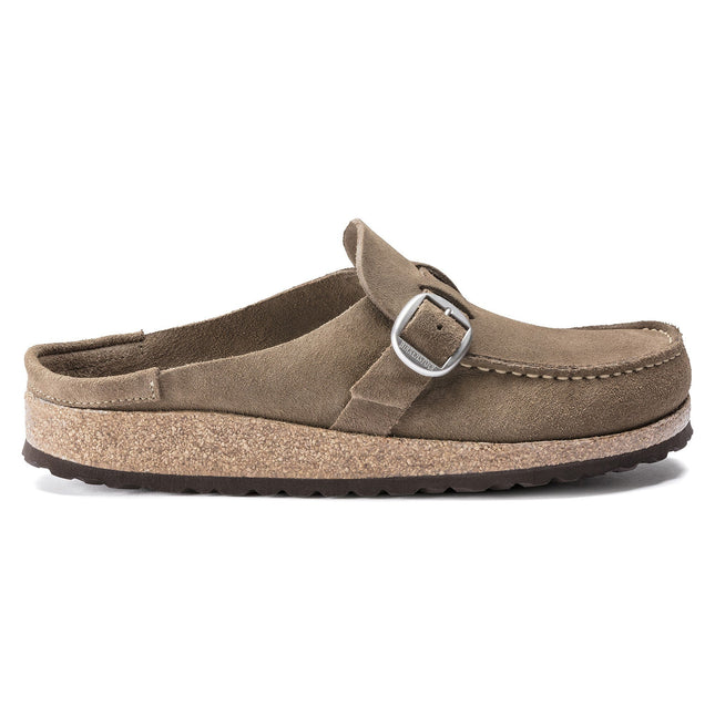 BIRKENSTOCK BUCKLEY WOMEN CLOGS Gray Taupe Narrow