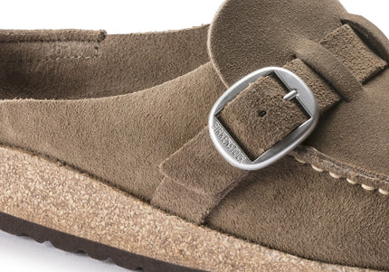 BIRKENSTOCK BUCKLEY WOMEN CLOGS Gray Taupe Narrow