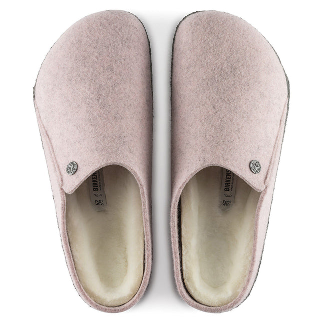 BIRKENSTOCK Zermatt Shearling Felt Soft Pink