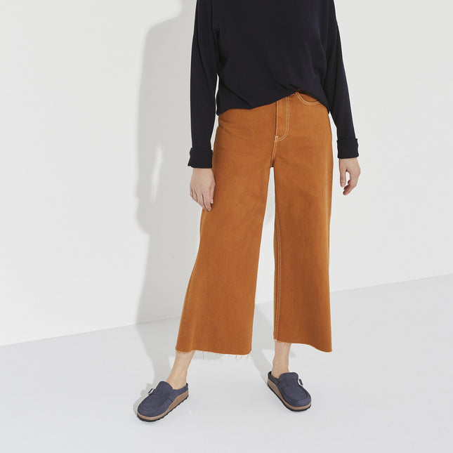 BIRKENSTOCK BUCKLEY WOMEN CLOGS Navy Narrow