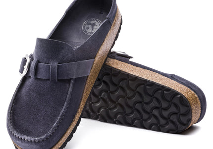 BIRKENSTOCK BUCKLEY WOMEN CLOGS Navy Narrow