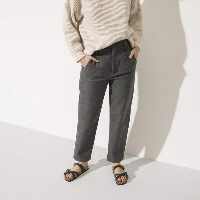 BIRKENSTOCK FRANCA OILED LEATHER WOMEN SANDALS - Black Regular