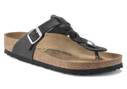 BIRKENSTOCK GIZEH BRAID OILED LEATHER WOMEN SANDALS