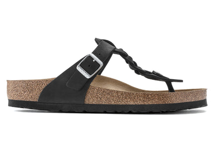 BIRKENSTOCK GIZEH BRAID OILED LEATHER WOMEN SANDALS