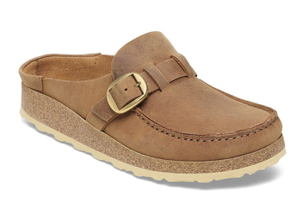 BIRKENSTOCK BUCKLEY WOMEN CLOGS Cognac Narrow