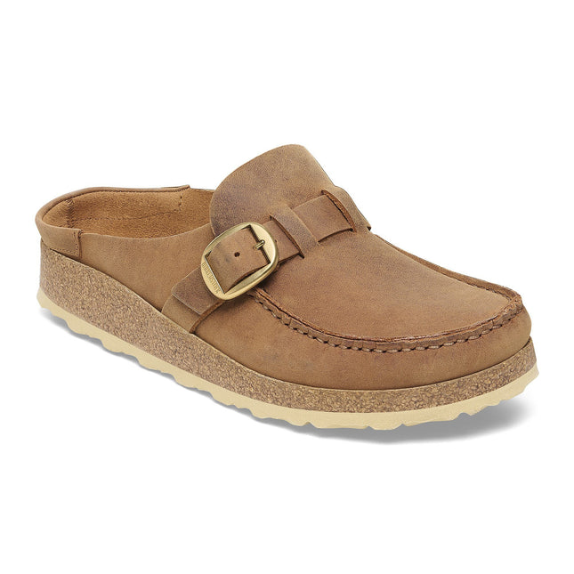 BIRKENSTOCK BUCKLEY WOMEN CLOGS Cognac Narrow