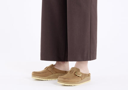 BIRKENSTOCK BUCKLEY WOMEN CLOGS Cognac Narrow