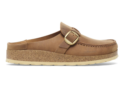 BIRKENSTOCK BUCKLEY WOMEN CLOGS Cognac Narrow