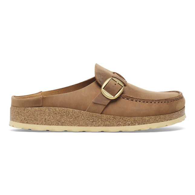 BIRKENSTOCK BUCKLEY WOMEN CLOGS Cognac Narrow