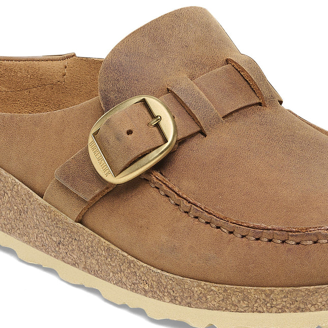 BIRKENSTOCK BUCKLEY WOMEN CLOGS Cognac Narrow