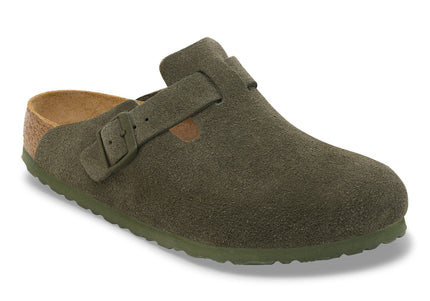 BIRKENSTOCK Boston Suede Leather Thyme