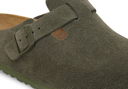 BIRKENSTOCK Boston Suede Leather Thyme
