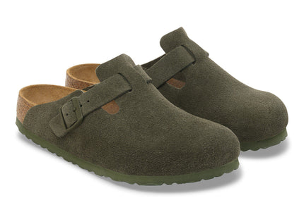 BIRKENSTOCK Boston Suede Leather Thyme